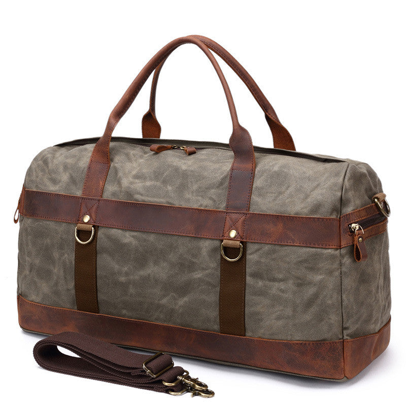 Robuste Schulter-Reisetasche aus Canvas – Bild 6 | LuxeStyle