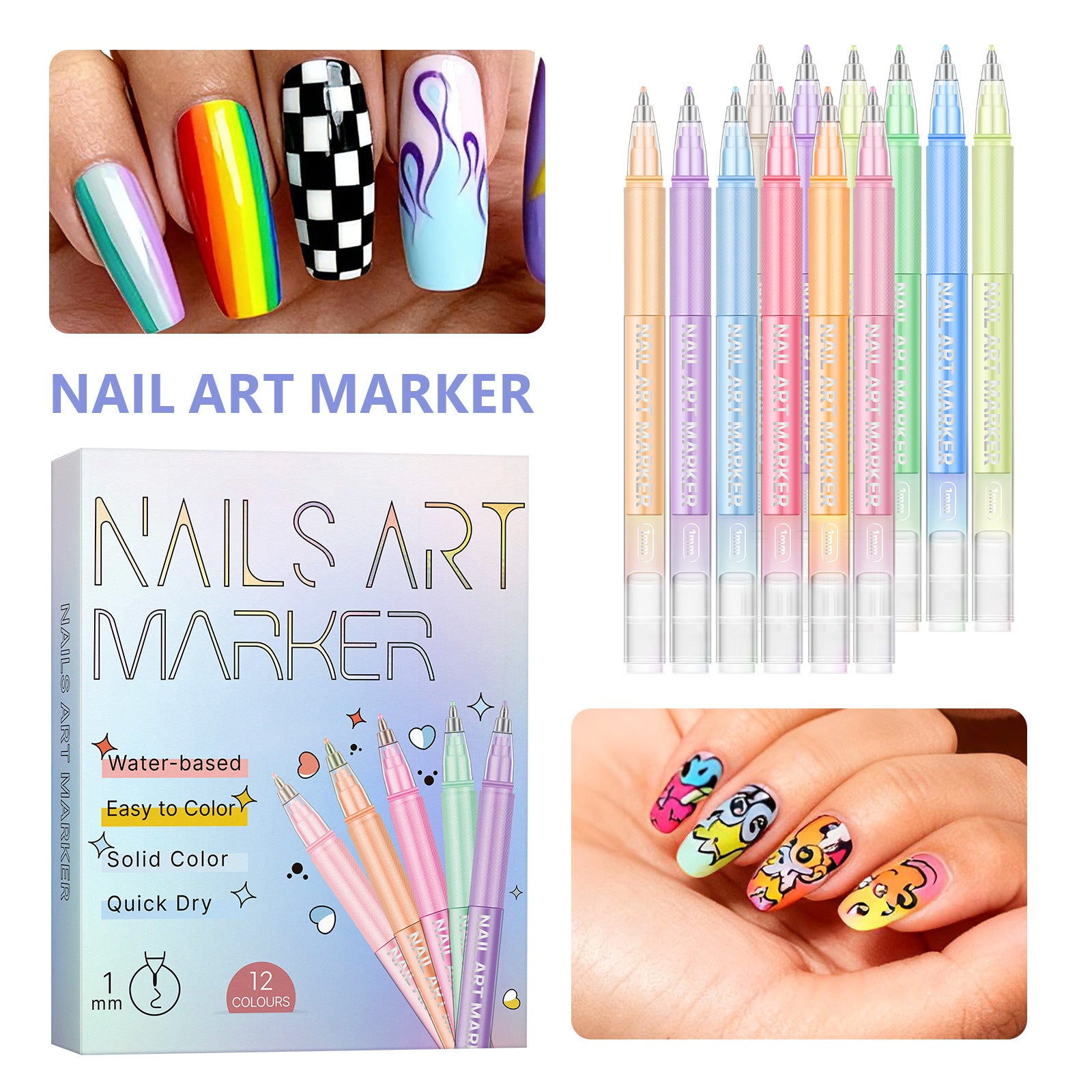 Graffiti Nail Art Stifte Set