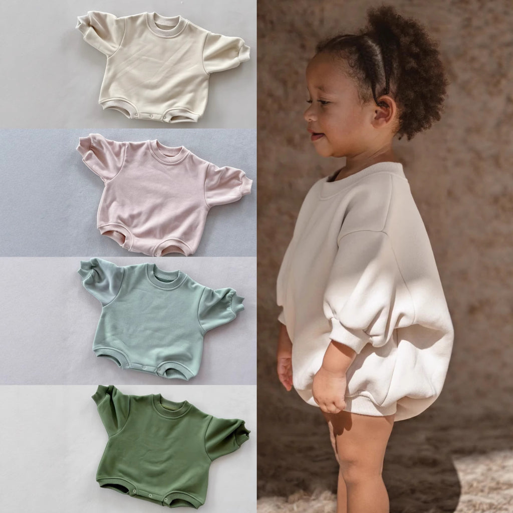 Fleece-gefütterter Strampelanzug für Babys – Bild 2 | LuxeStyle