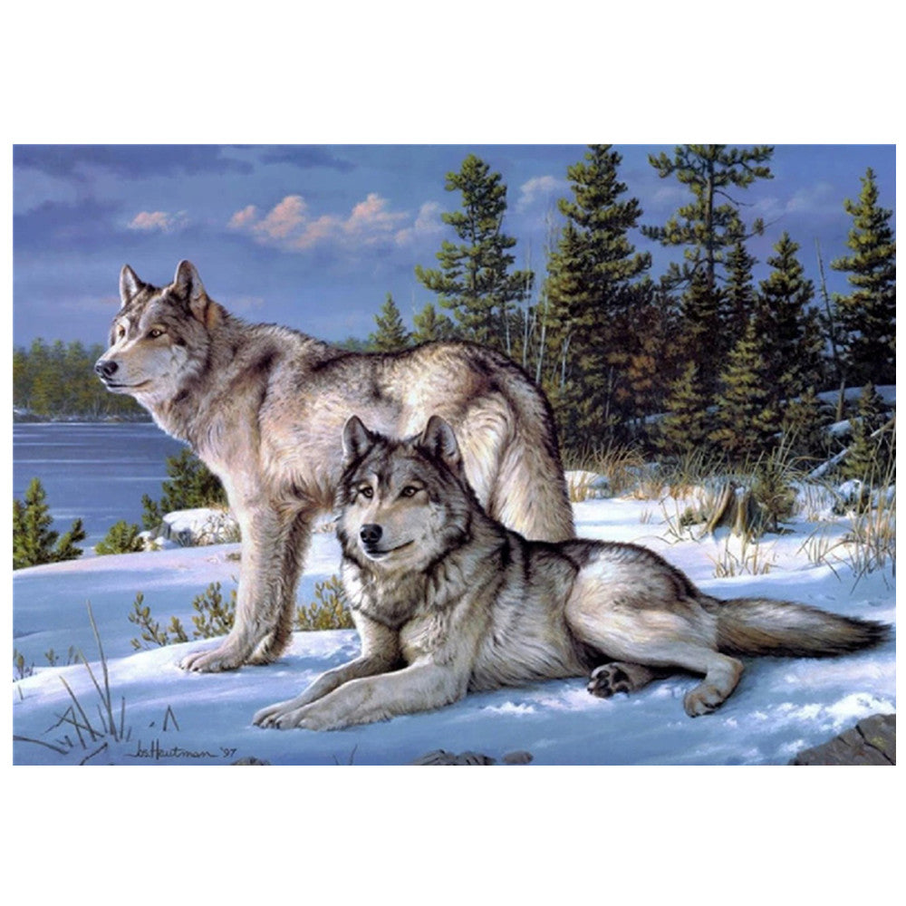 Diamond Painting Set Fuchs mit Blattmotiv – Bild 11 | LuxeStyle