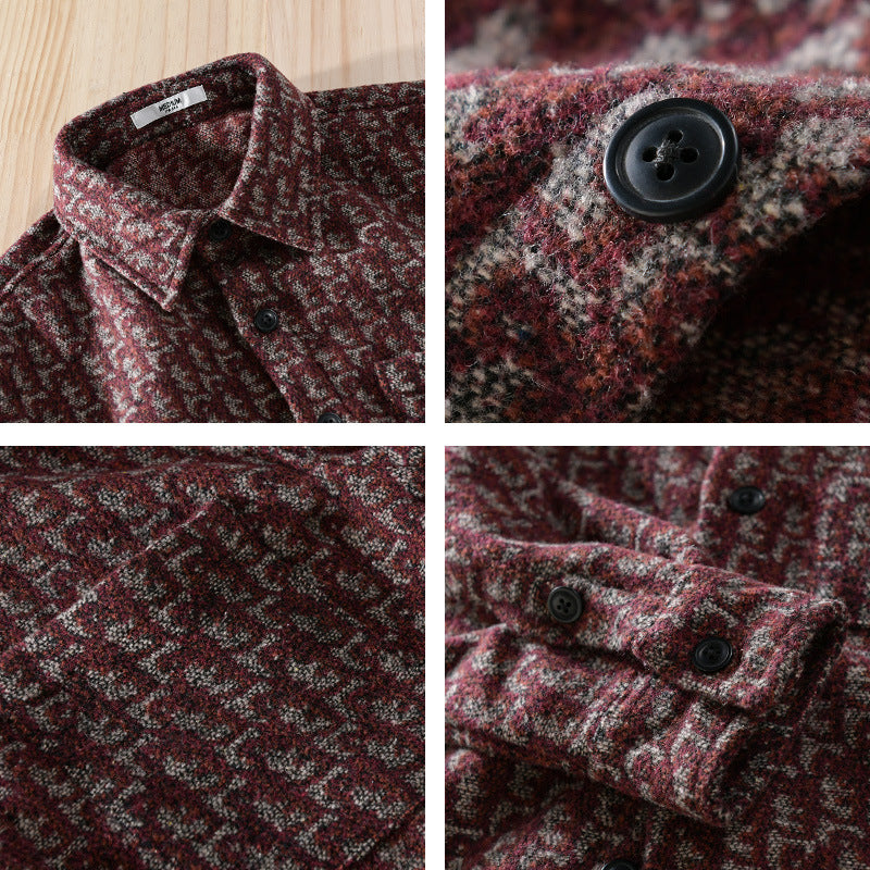 Herren Hemdjacke aus Baumwollmischgewebe – Bild 2 | LuxeStyle