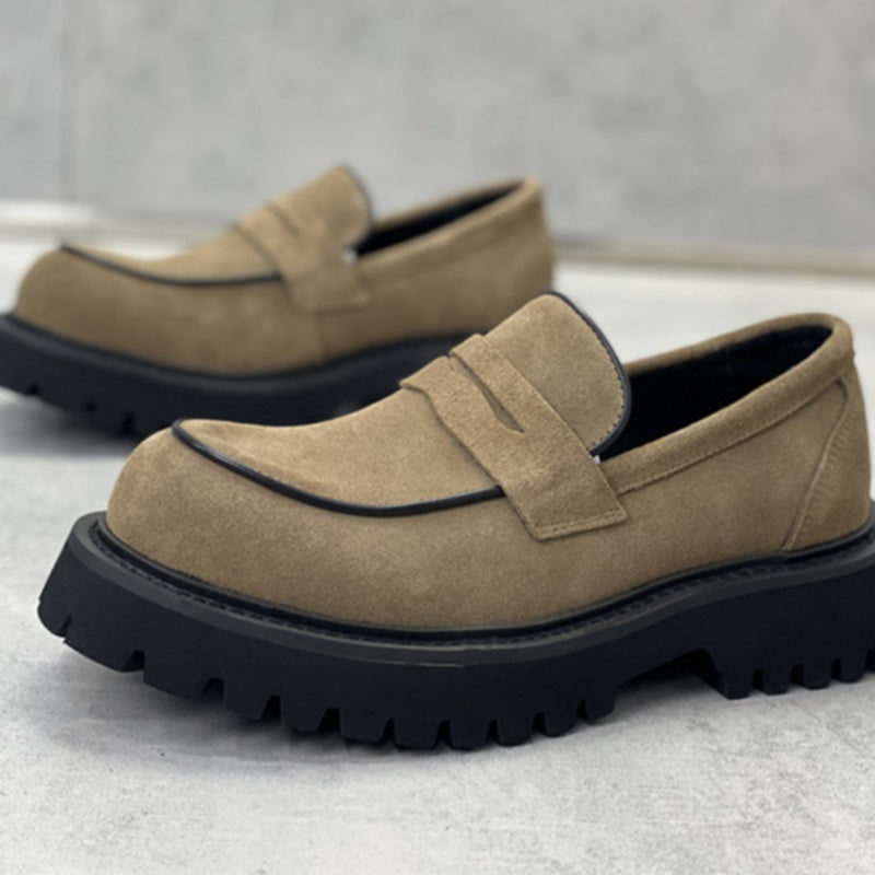 Herren Loafer aus Wildleder mit Plateau | LuxeStyle