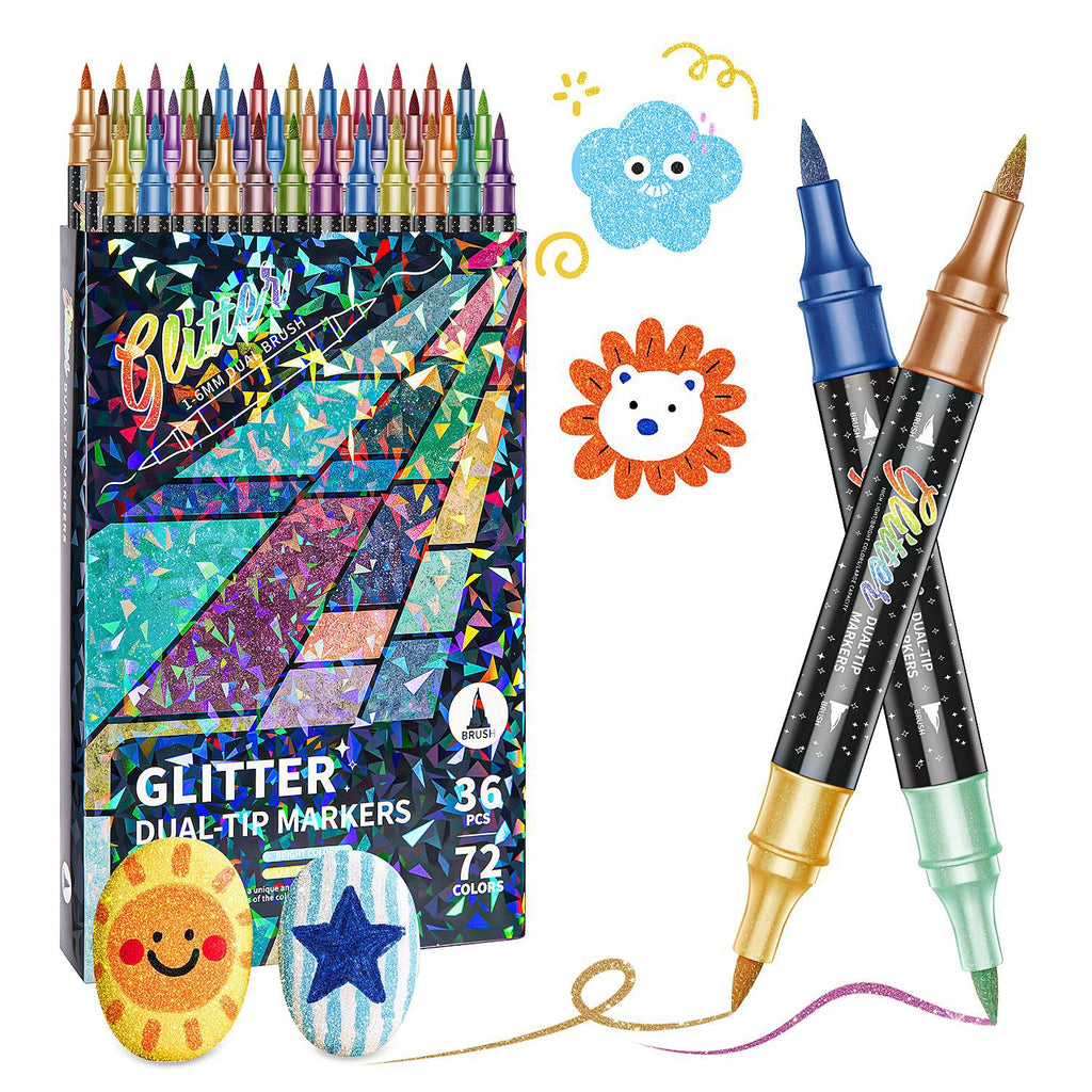Glitzer-Marker mit Doppelspitze – Bild 7 | LuxeStyle