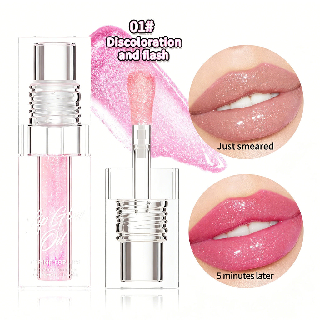 Farbveränderndes Lip Oil mit Glitzer – Ansicht 3