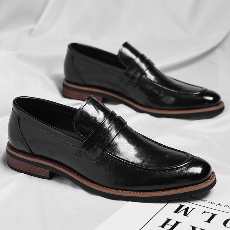 Business Oxford-Schuhe aus Leder