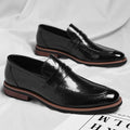 Business Oxford-Schuhe aus Leder