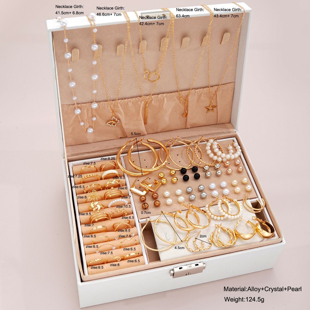 Herzform Schmuckset