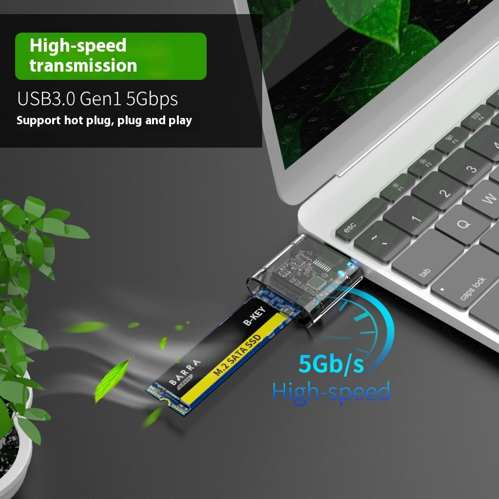USB-Festplattengehäuse transparent