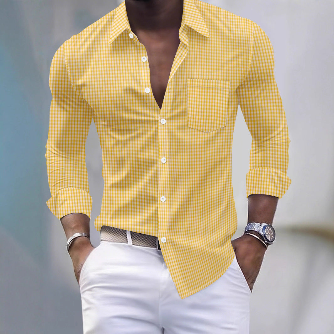 Herren Hemd Slim Fit Business Kariert | LuxeStyle