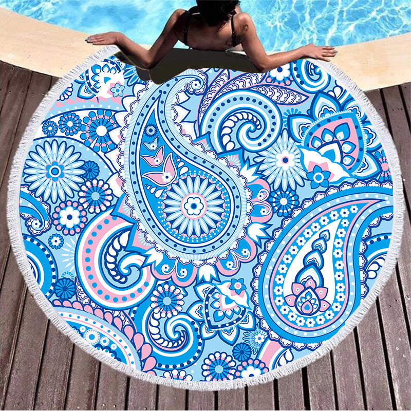 Rundes Strandtuch 150 × 150 cm – Bild 6 | LuxeStyle