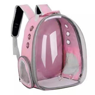Tote für Haustiere – transparenter Rucksack mit Platz – Bild 3 | LuxeStyle