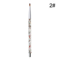 Nail Art Pinsel mit Glitzergriff