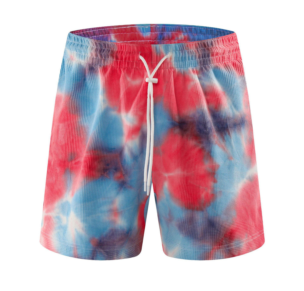Tie-Dye Waffel-Shorts für Sport und Freizeit | LuxeStyle