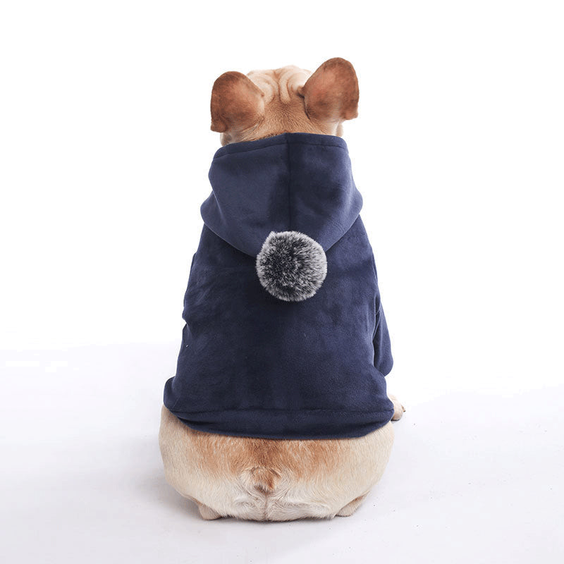 Fleece-Pullover für Hunde – navy – Bild 3 | LuxeStyle