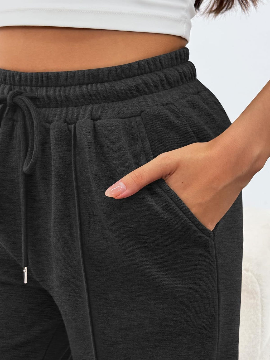 High-Waist Wide-Leg Hose für Damen