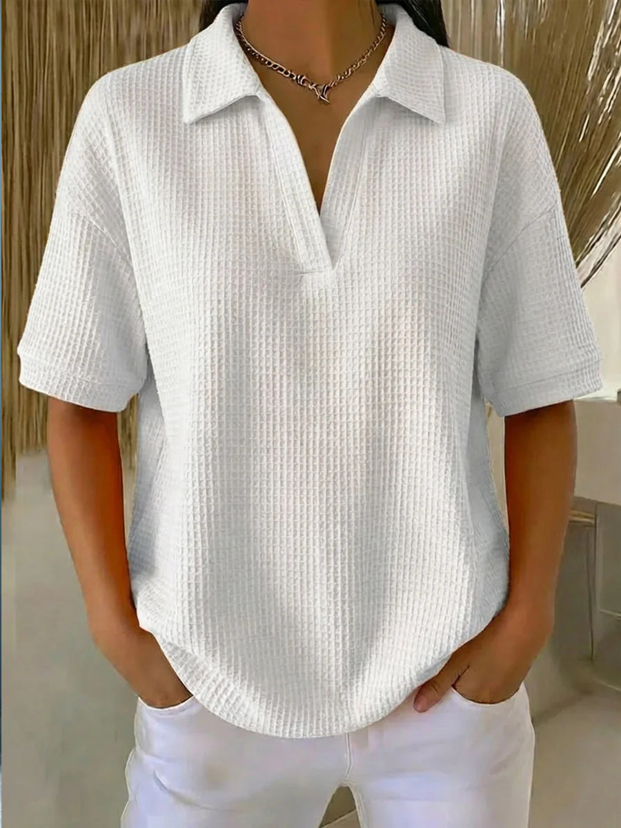 Damen-Poloshirt mit langen Ärmeln – Bild 3 | LuxeStyle