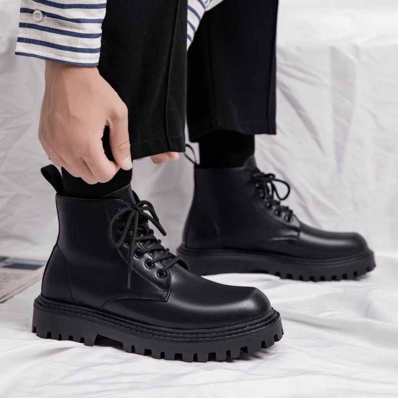 Herren-Lederstiefel, britischer Stil