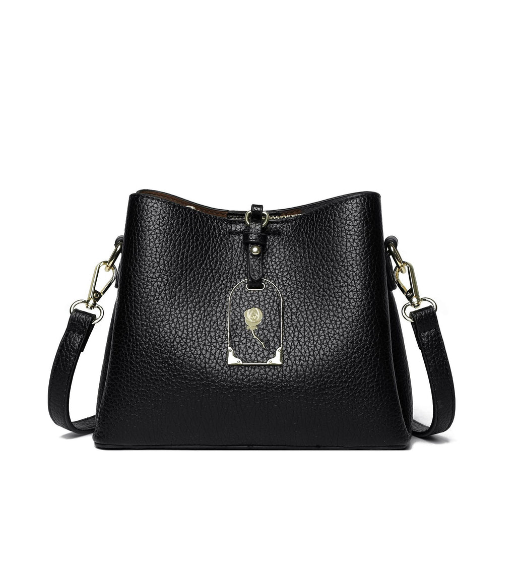 Schulter-Crossbody-Bag mit Textur