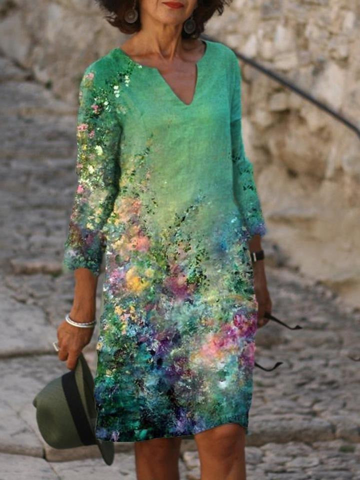 Damenmode-Lockerkleid Plus-Grösse