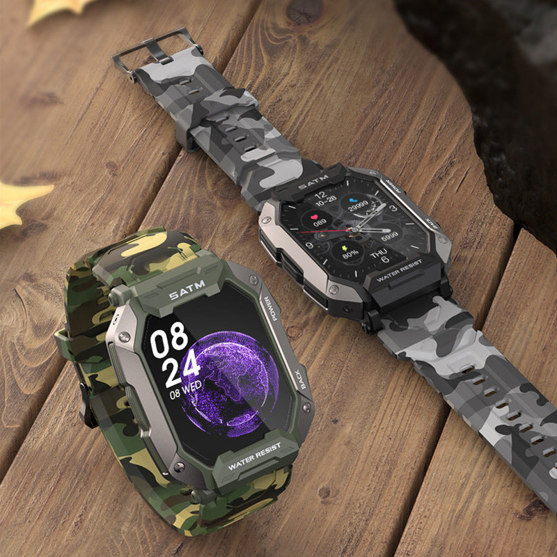 Smartwatch 5ATM wasserdicht mit Herzfrequenz & SpO2 – Bild 4 | LuxeStyle