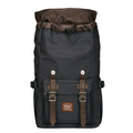 Linen-Oxford Rucksack mit Deckel, 47 cm × 28 cm × 17 cm | LuxeStyle