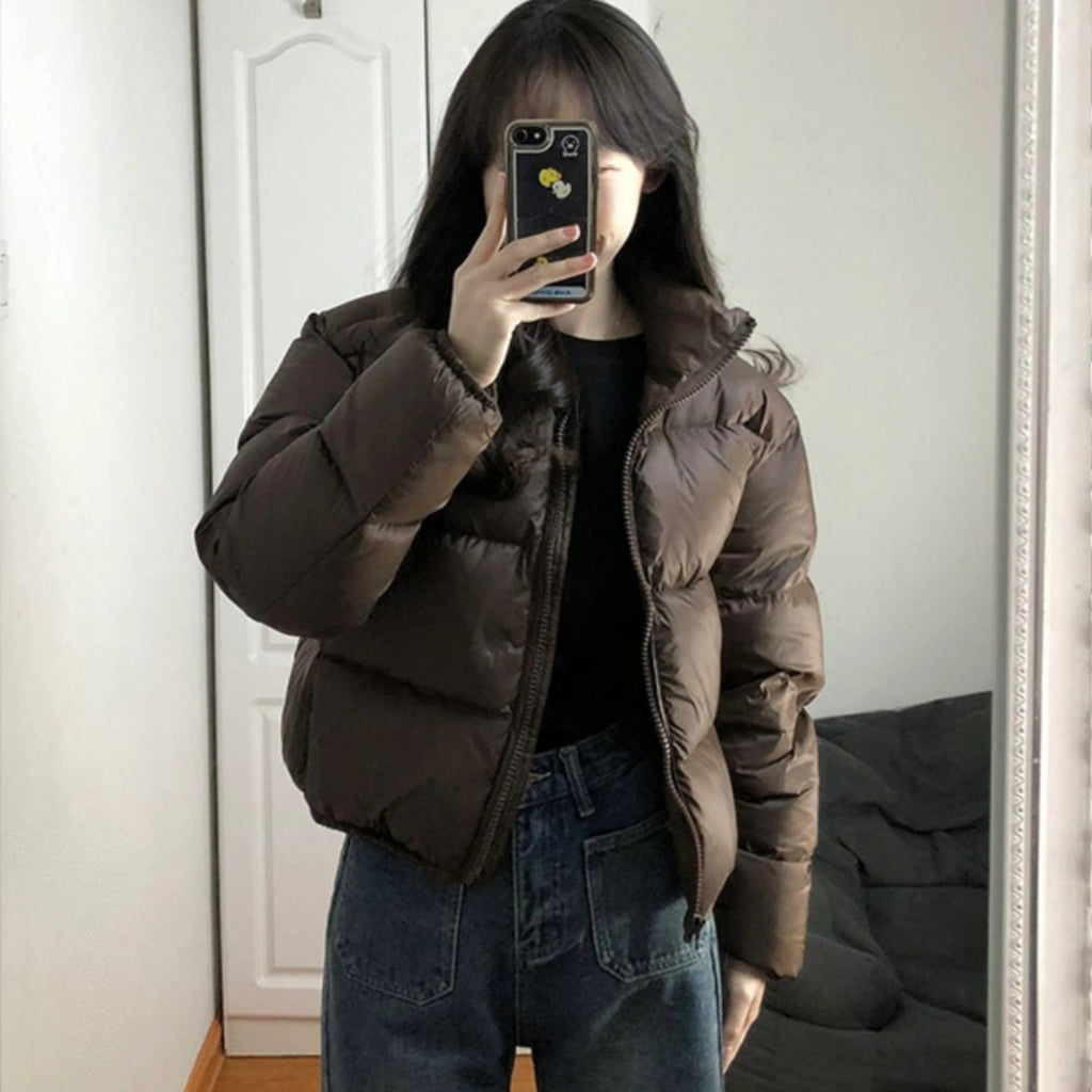 Kurze Daunenjacke für Damen
