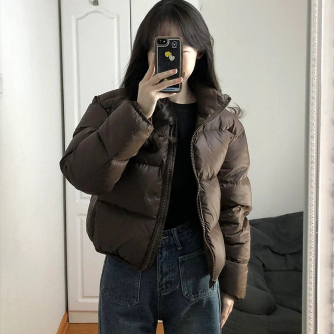 Kurze Daunenjacke für Damen