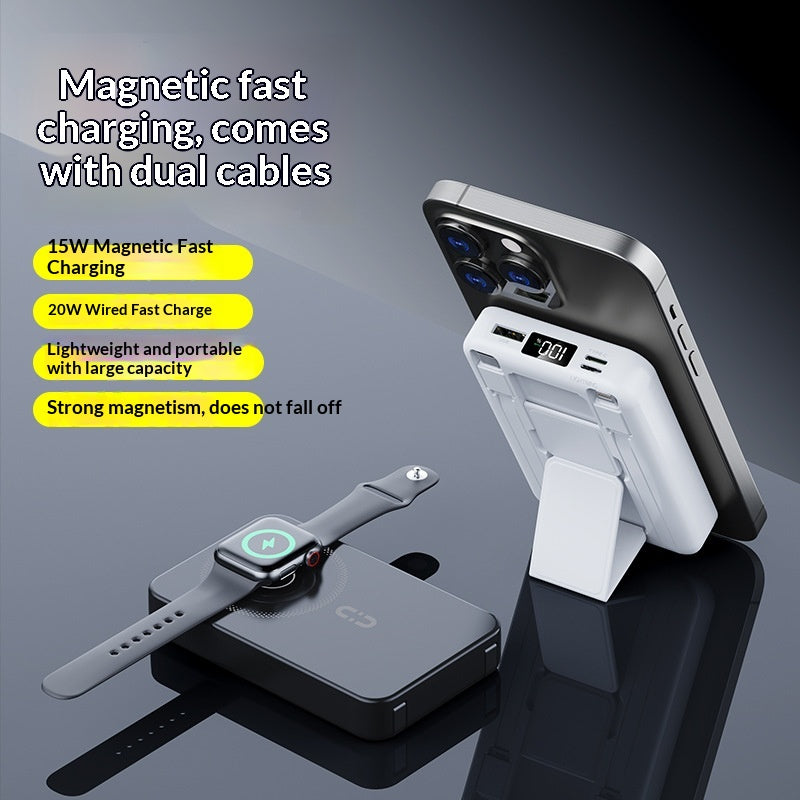 Magnetisches kabelloses Ladegerät mit Dual-Coil Ständer