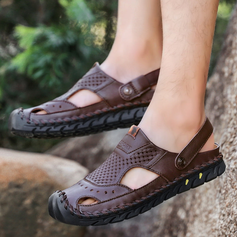 Handgenähte Outdoor-Freizeitschuhe für Herren