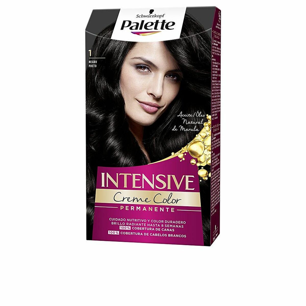 Dauerfärbung Schwarzkopf Nº 1-Negro (1 Stück)