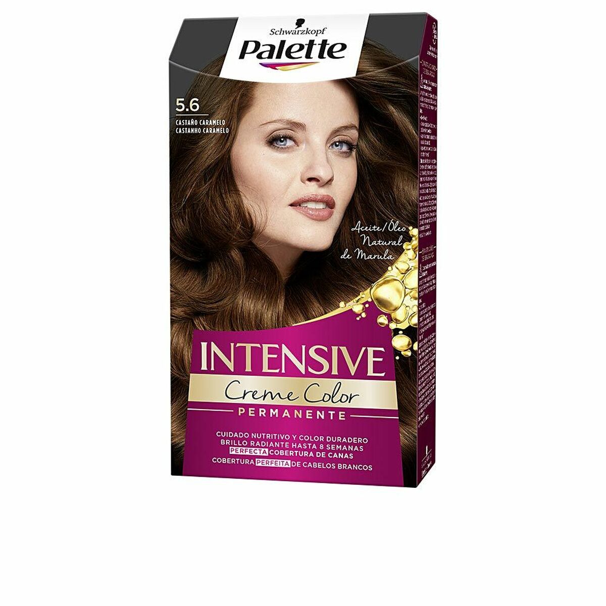 Dauerfärbung Schwarzkopf Palette Intensive Nº 5.6-Castano Caramelo (1