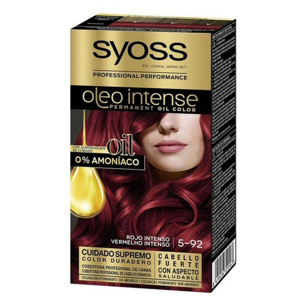 Dauerfärbung Syoss Olio Intense Intensives Rot Nº 5,92 Platinblond Nº