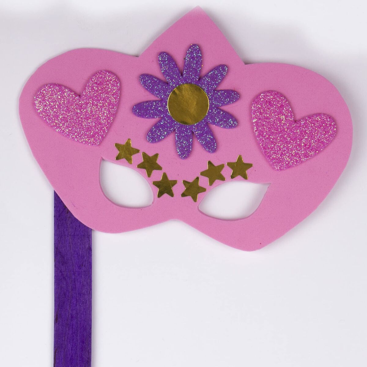 Bunte Moosgummi Sterne (5er Set) – Kreativer Bastelspass