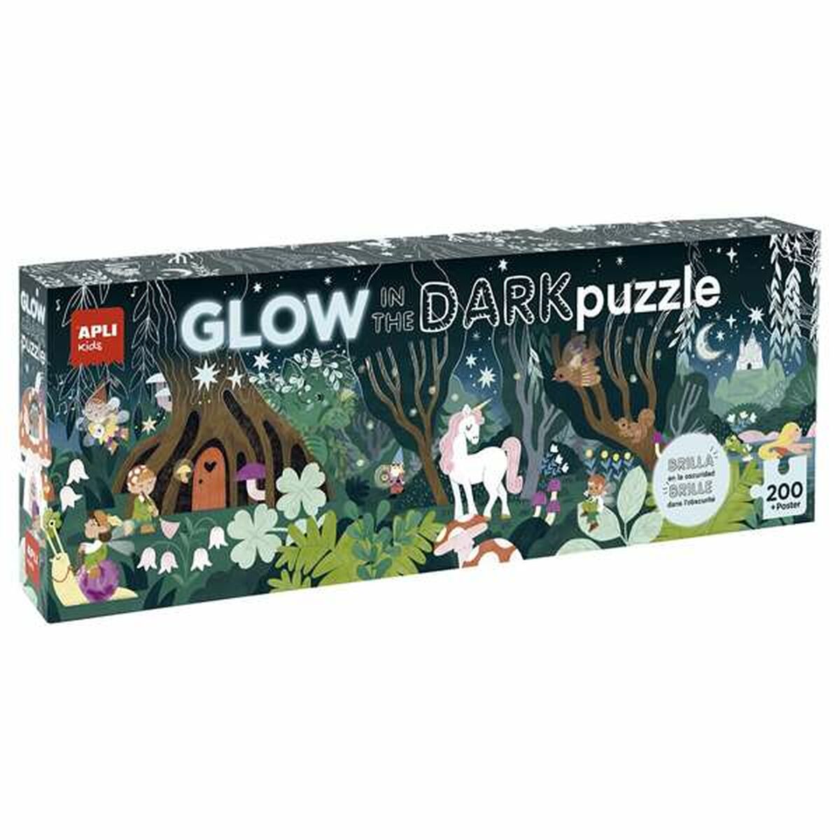 Puzzle «Apli» Glow-in-the-Dark (200 Teile)