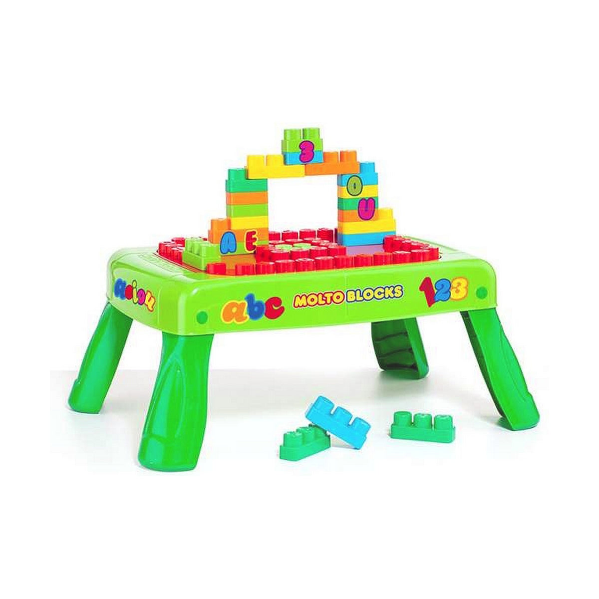 Baustein-Spieltisch – Fördert Kreativität & Motorik! – Ansicht 4
