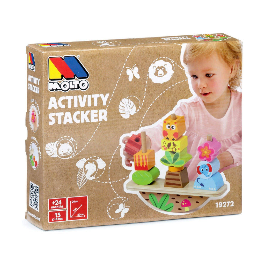 Stapelturm für Babys – Fördert Motorik & Geschick!