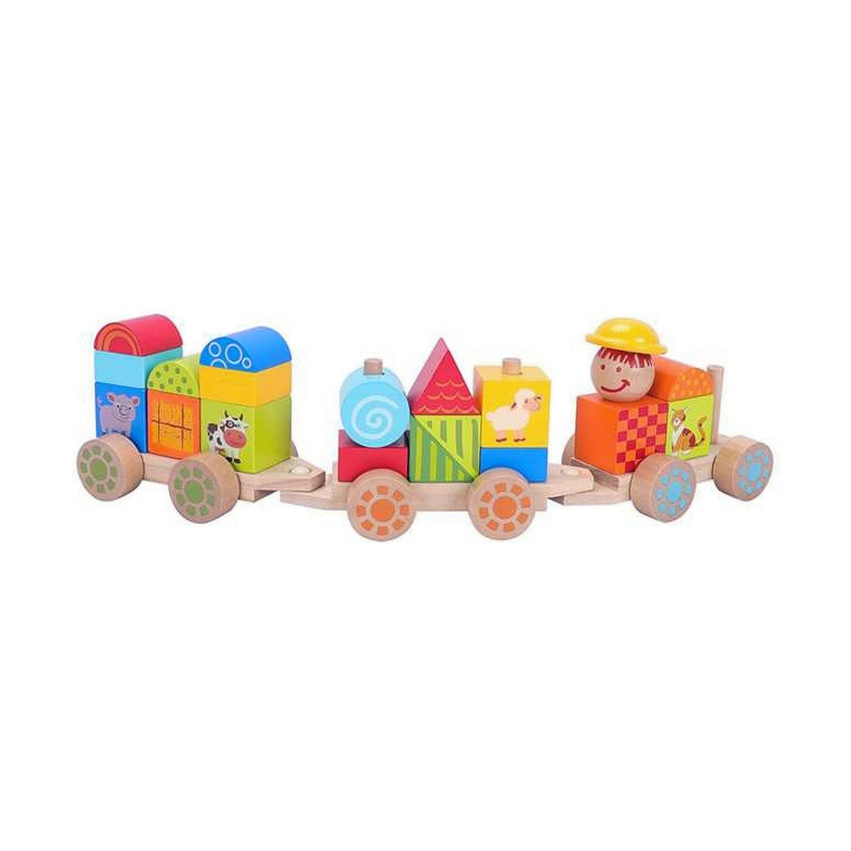 Baustein-Zug für Babys – Fördert Bau- & Spielspass! – Ansicht 5