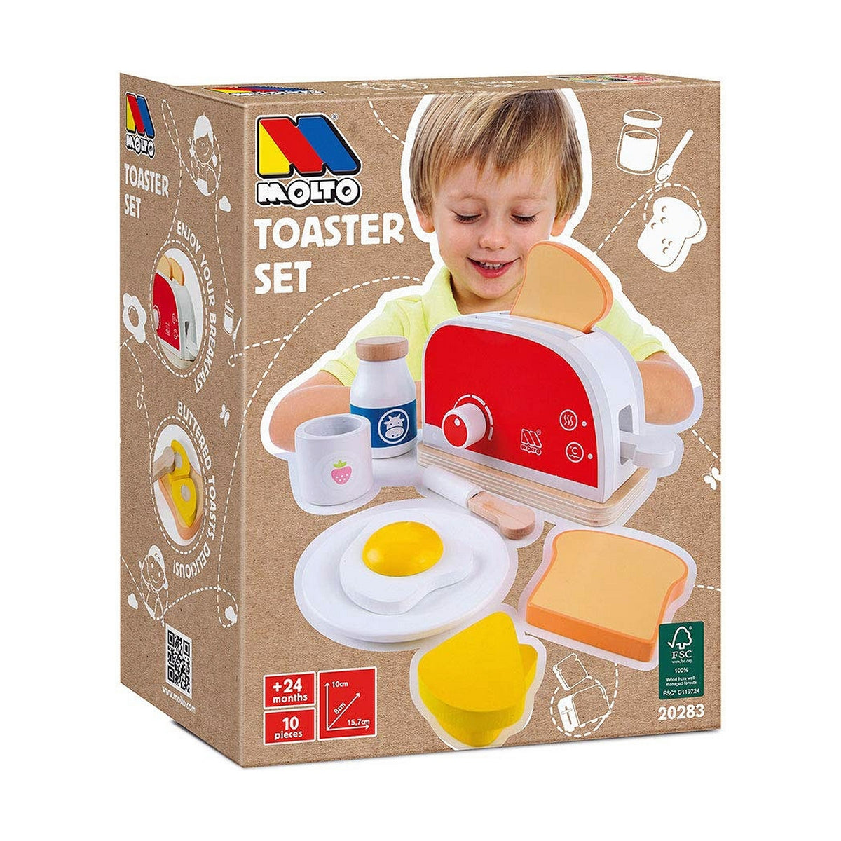 Spielzeug-Toaster-Set – Für realistische Rollenspiele!