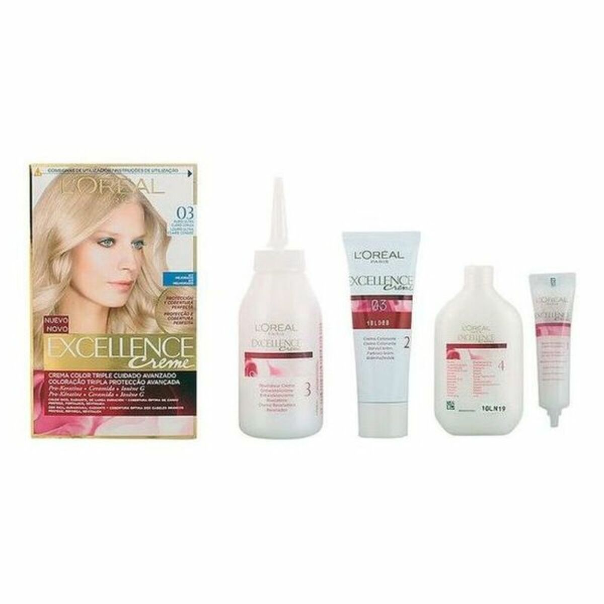Dauerfärbung L'Oreal Extra helles Aschblond Nº 03 Rubio Ultra Claro Ce