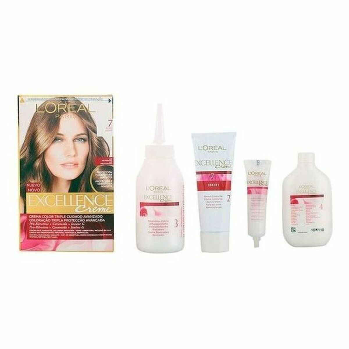 Dauerfärbung L'Oreal Excellence Nº 7 Rubio Nº 7-Rubio 192 ml