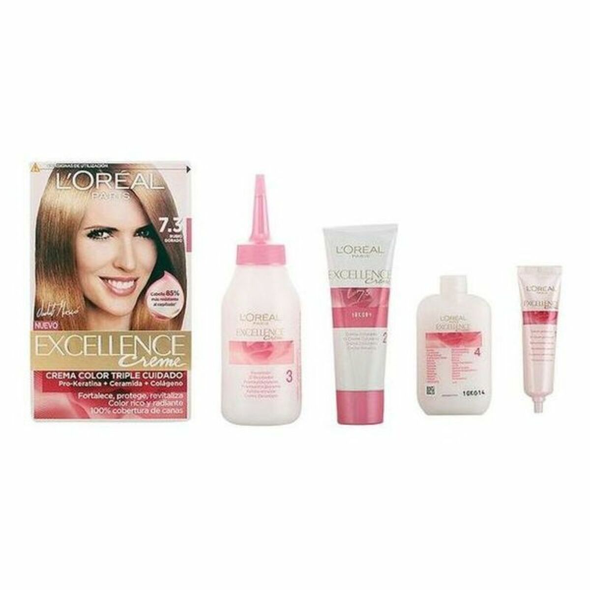 Dauerfärbung L'Oreal Excellence Goldblond Nº 7,3 Rubio Dorado Nº 7,3-R