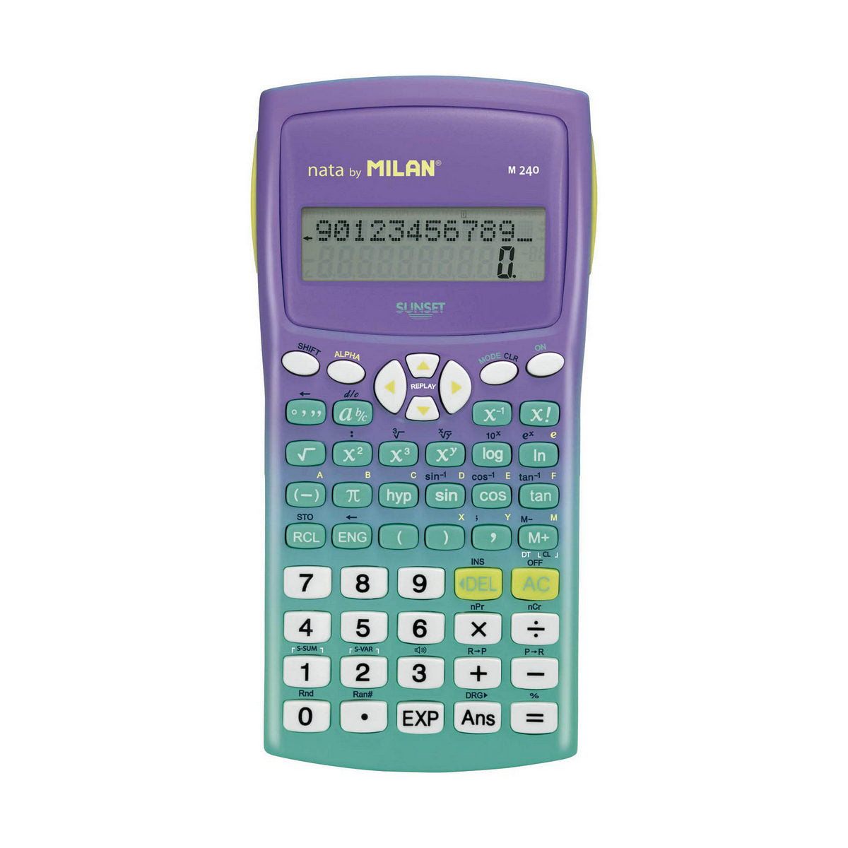 Wissenschaftlicher Taschenrechner Milan m240 Sunset – LuxeStyle Schweiz