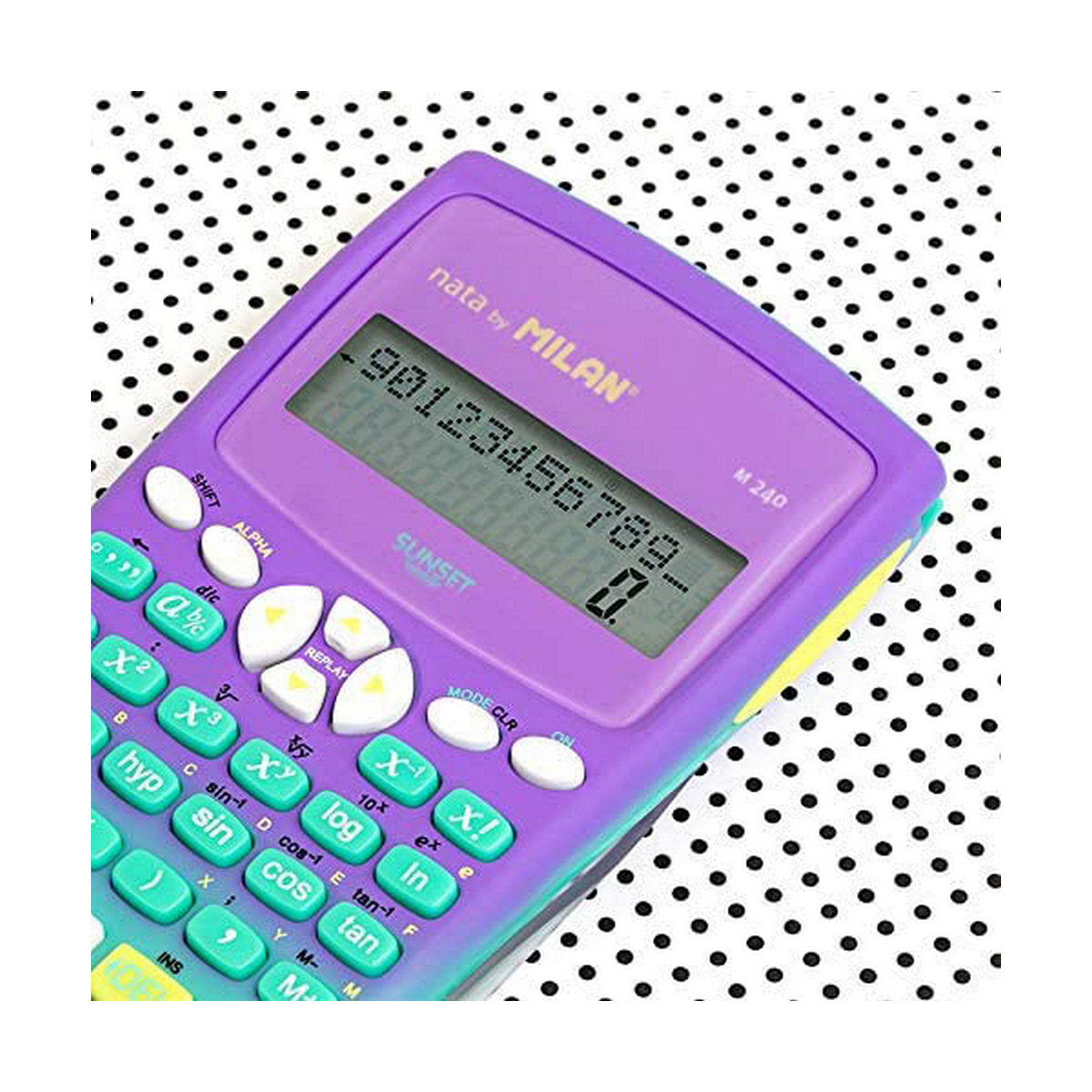 Wissenschaftlicher Taschenrechner Milan m240 Sunset – LuxeStyle Schweiz