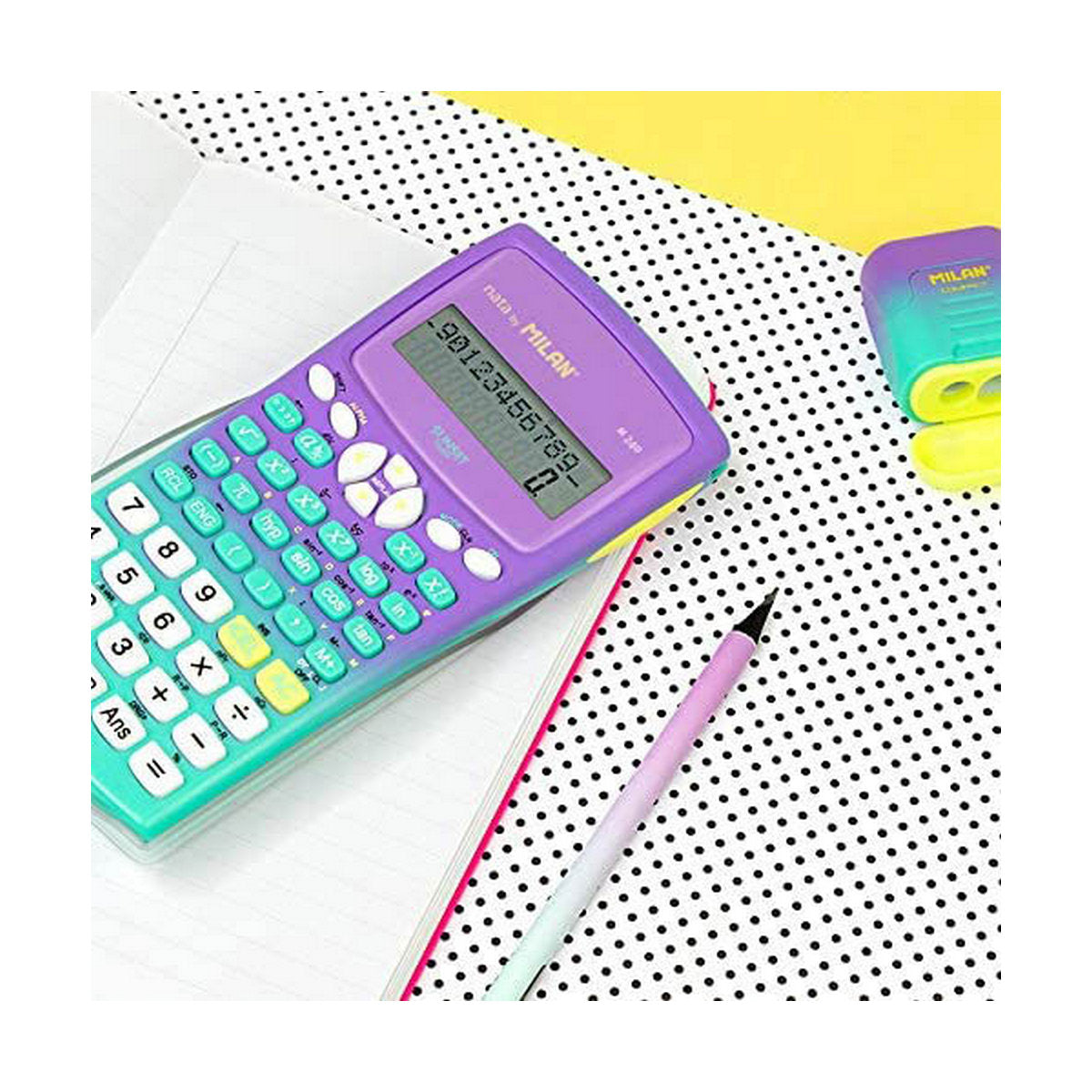 Wissenschaftlicher Taschenrechner Milan m240 Sunset – LuxeStyle Schweiz