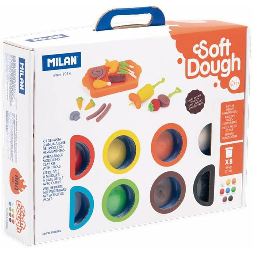 Bunte BBQ Modelliermasse – Grillspass zum Kneten für Kids