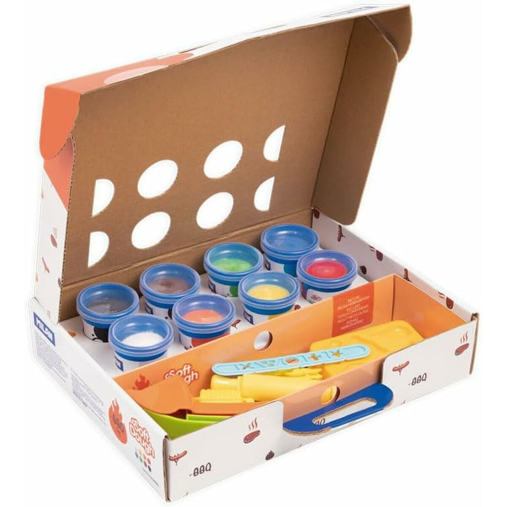 Bunte BBQ Modelliermasse – Grillspass zum Kneten für Kids