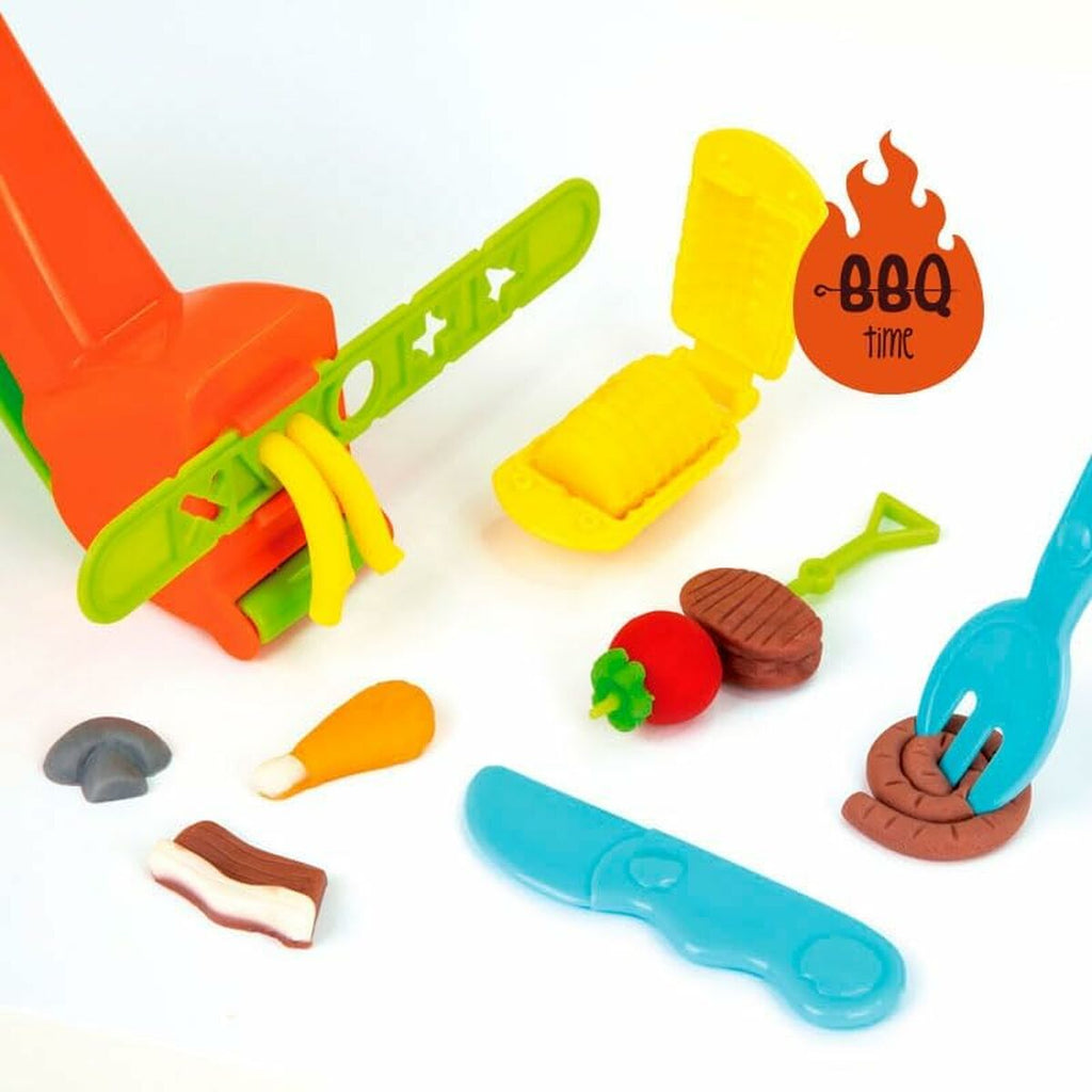 Bunte BBQ Modelliermasse – Grillspass zum Kneten für Kids
