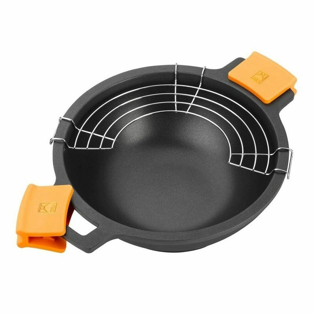 Pfanne BRA Braisogona_A272028 Schwarz Schwarz/Orange Metall Aluminium