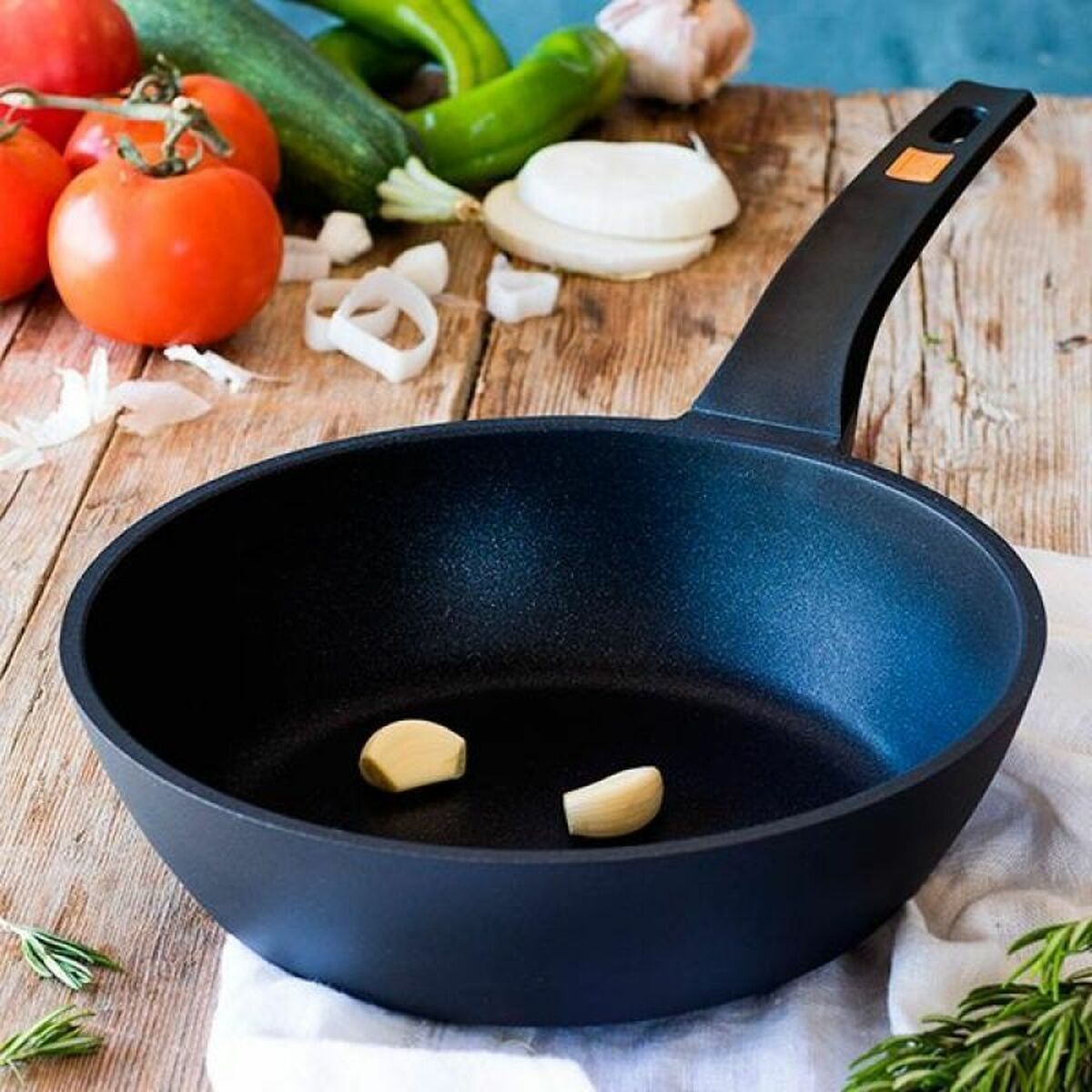 Bratpfanne BRA A271120 Ø 20 cm Schwarz Aluminium (1 Stück)