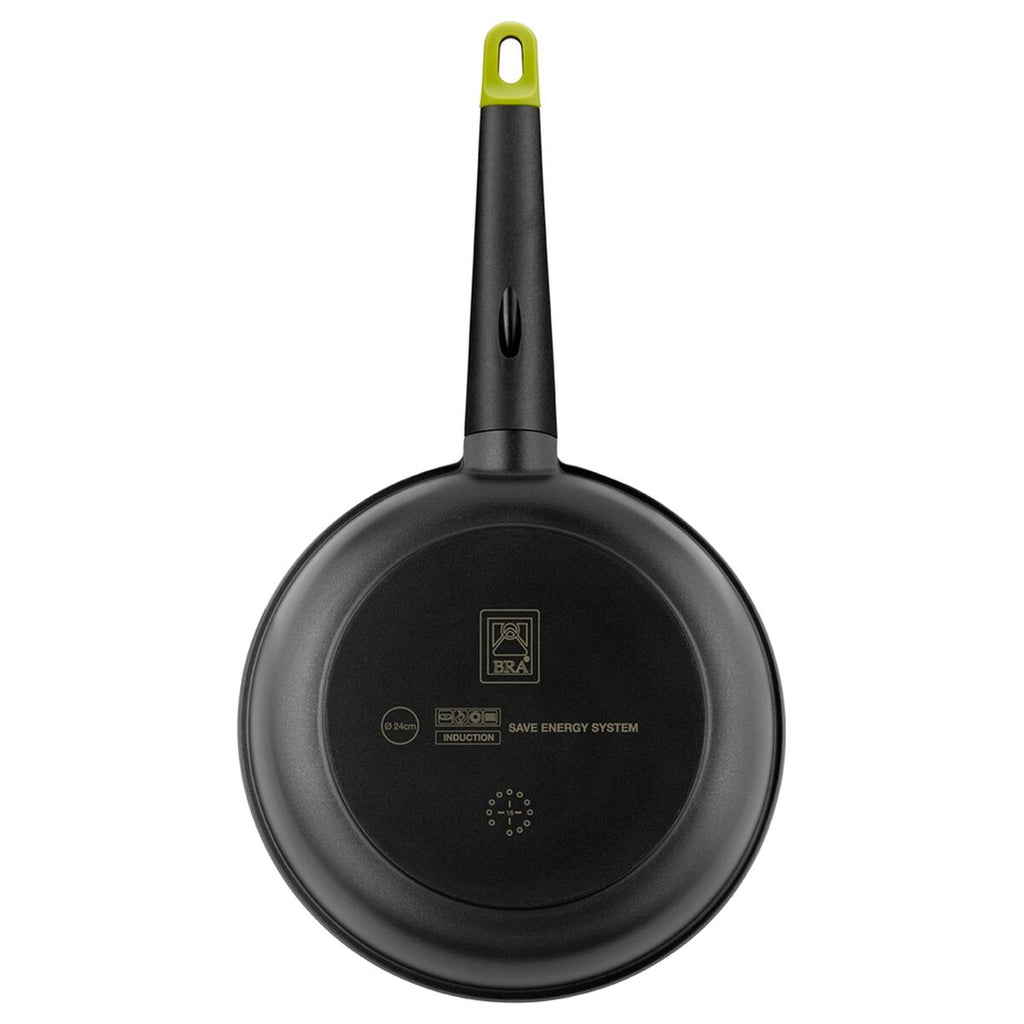 Pfanne BRA FOODIE 28CM Schwarz Metall Aluminium Ø 28 cm